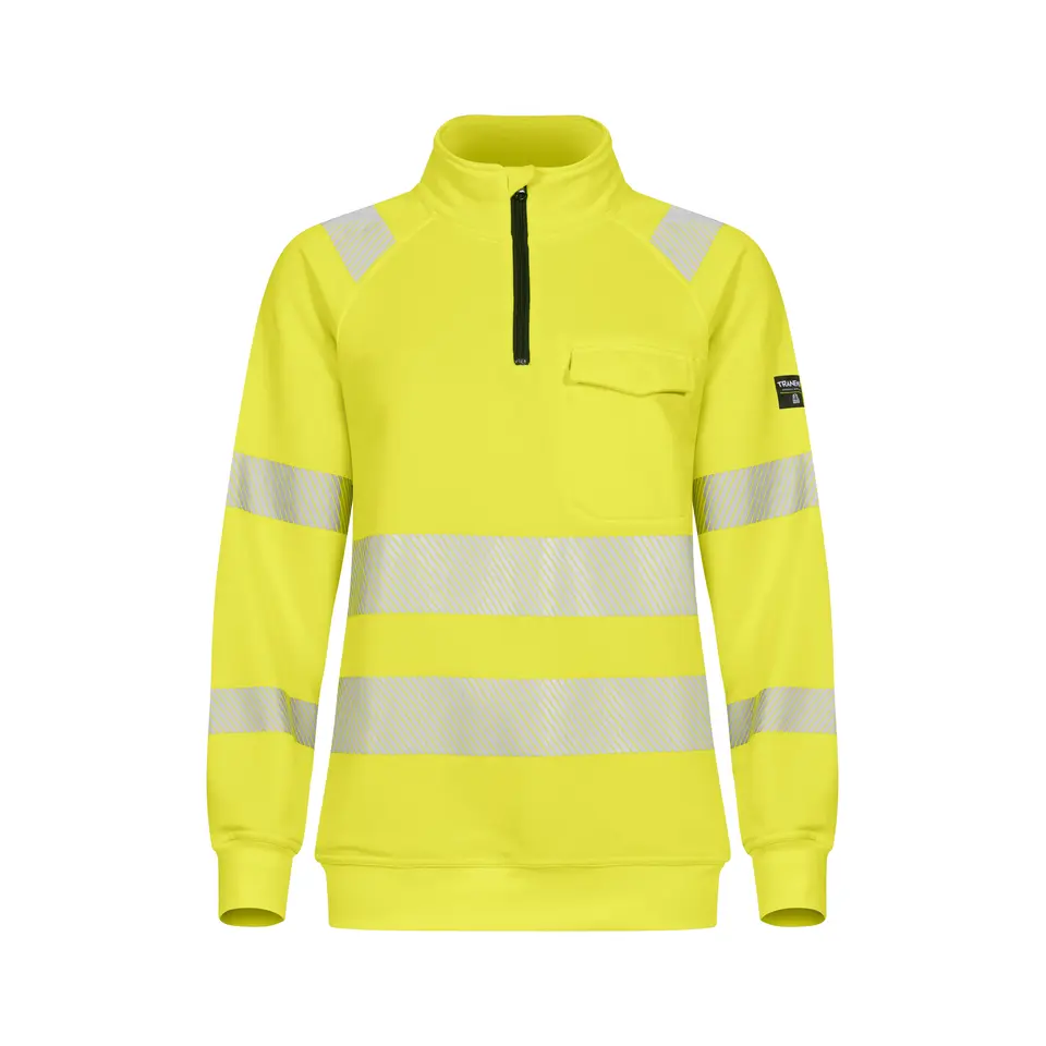Damsweatshirt half-zip varsel