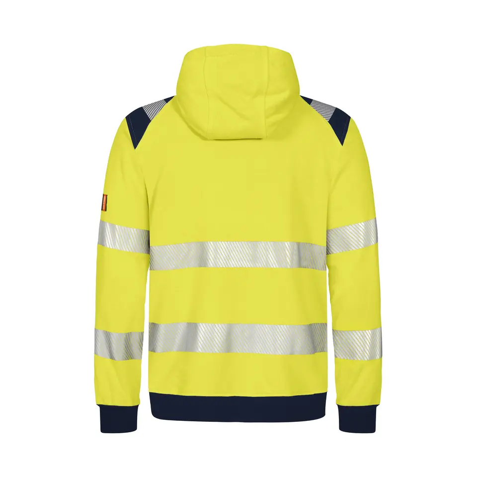 FR HI-VIS Sweatjacke 1/1 Arm - PFAS + Metallfrei