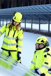 Vinterjakke med hette