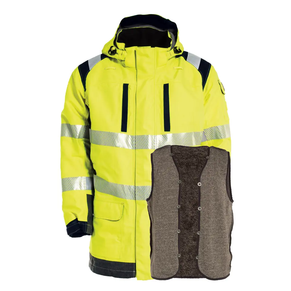 Flamskyddad parkas + foder 9128