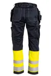 FR HI-VIS Handwerker-Bundhose, doppellagig - PFAS-frei
