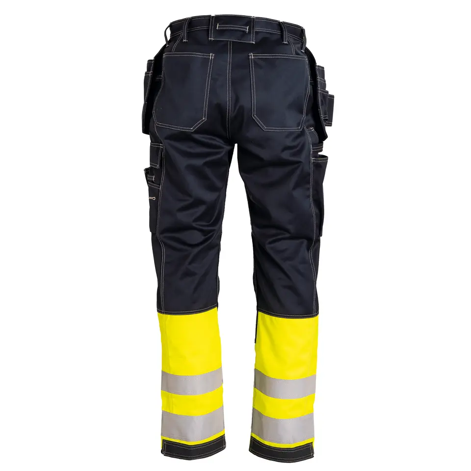FR HI-VIS Handwerker-Bundhose, doppellagig - PFAS-frei