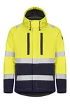 FR HI-VIS Winterjacke mit  Kapuze - Metallfrei