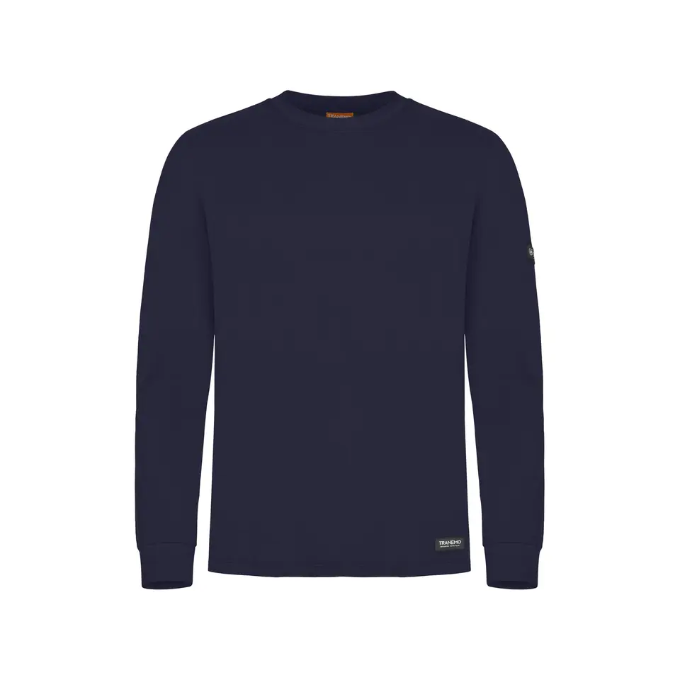 Flamskyddad T-shirt, lång ärm