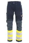 FR HI-VIS Bundhose, Stretch - metallfrei