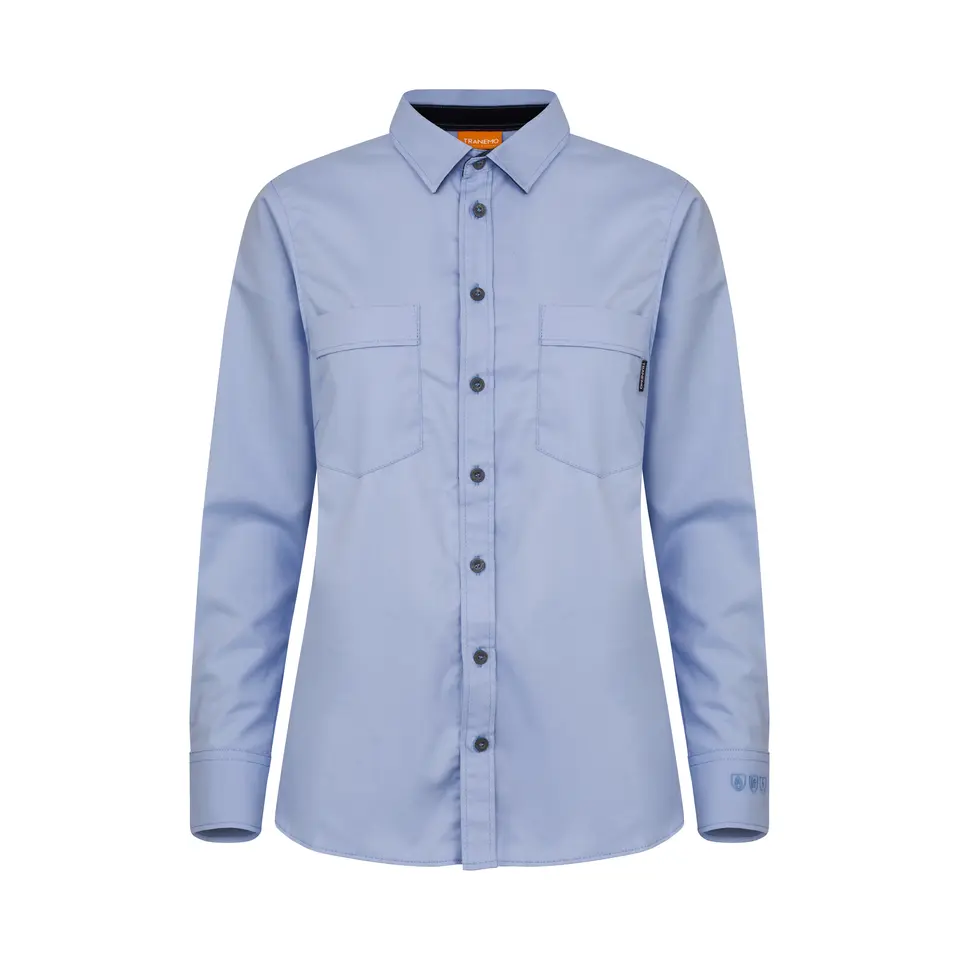 FR Business-Bluse für Damen, Stretch - metallfrei