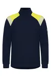 Flamskyddad half-zip T-shirt l.ä.