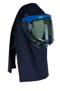 Lysbue hette + visir + hjelm